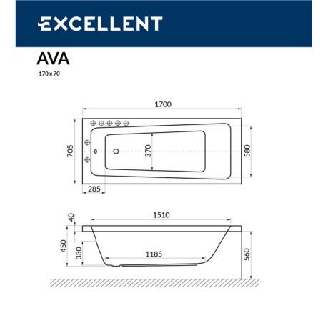  Excellent Ava 170x70 "SMART NANO" ()