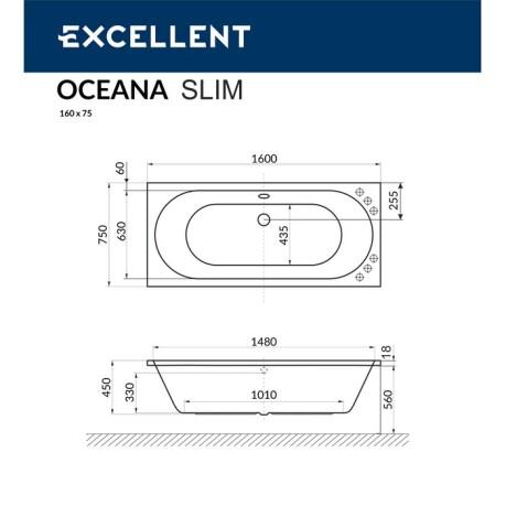  Excellent Oceana Slim 160x75 "SOFT" ()