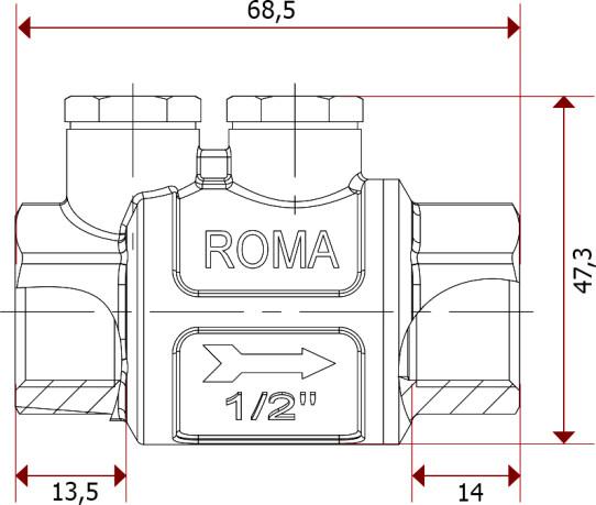   Itap 104 Roma 1/2"  ,  