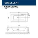  Excellent Crown Grand 190x90 "RELAX" ()